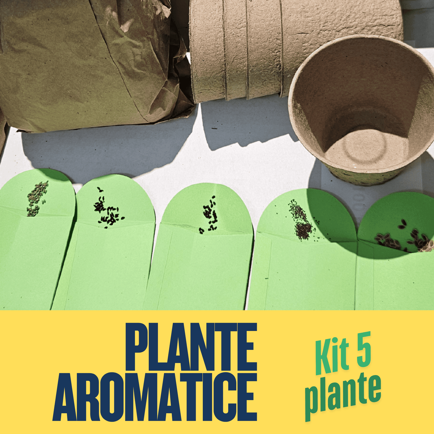 Mini Garden Box: Set de Plante Aromatice DIY Ierburi aromatice